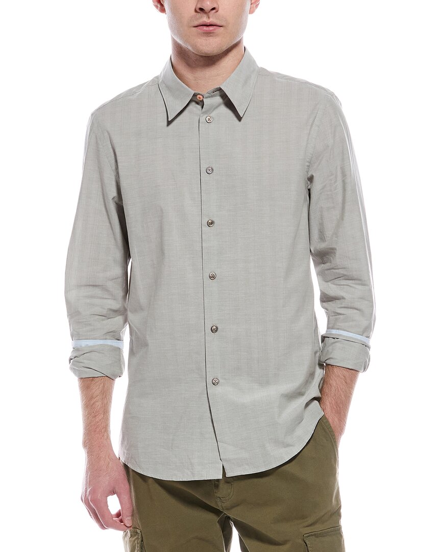 Ps By Paul Smith Tailored Fit Shirt Gray