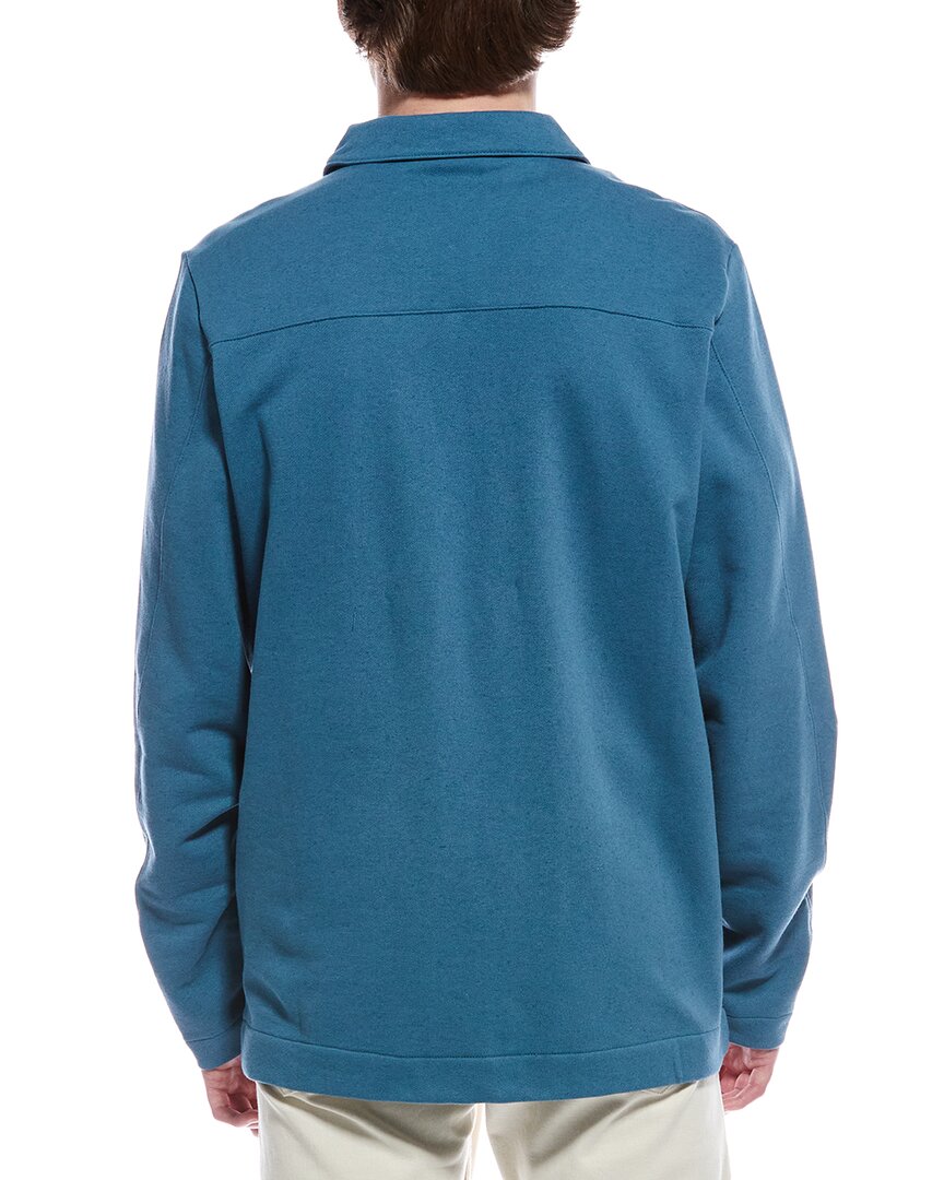 Ps By Paul Smith 1/4-Zip Linen-Blend Sweatshirt
