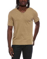 John Varvatos Miles Slub V-Neck Shirt