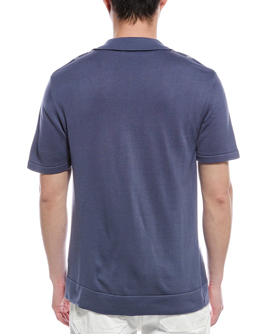 For The Republic Stripe Camp Shirt