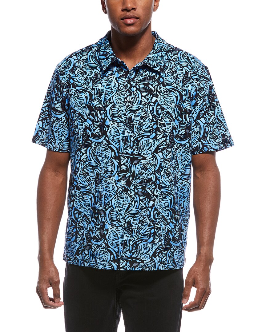 Tyler Böe Shell Print Polo Shirt Blue