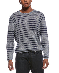 tyler böe Tyler Böe Mens Tyler Boe Linen Crewneck Sweater, M, Orange