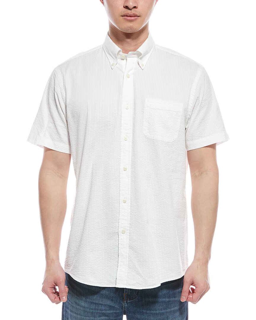 Brooks Brothers Seersucker Regular Fit Shirt White