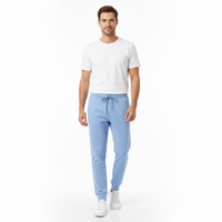 Versace Jeans Couture 100% Cotton Signature Cuffed Logo Drawstring Sweatpants-