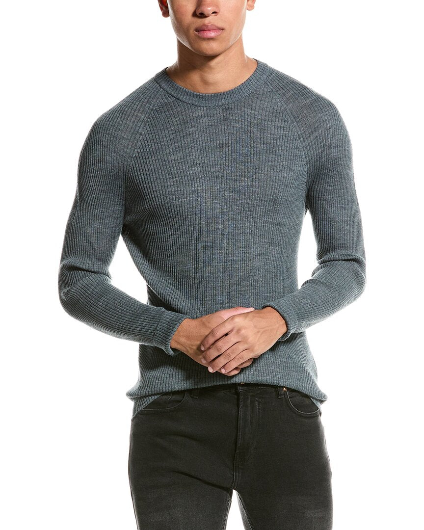 Raffi Raffi Raglan Wool-Blend Crewneck Sweater