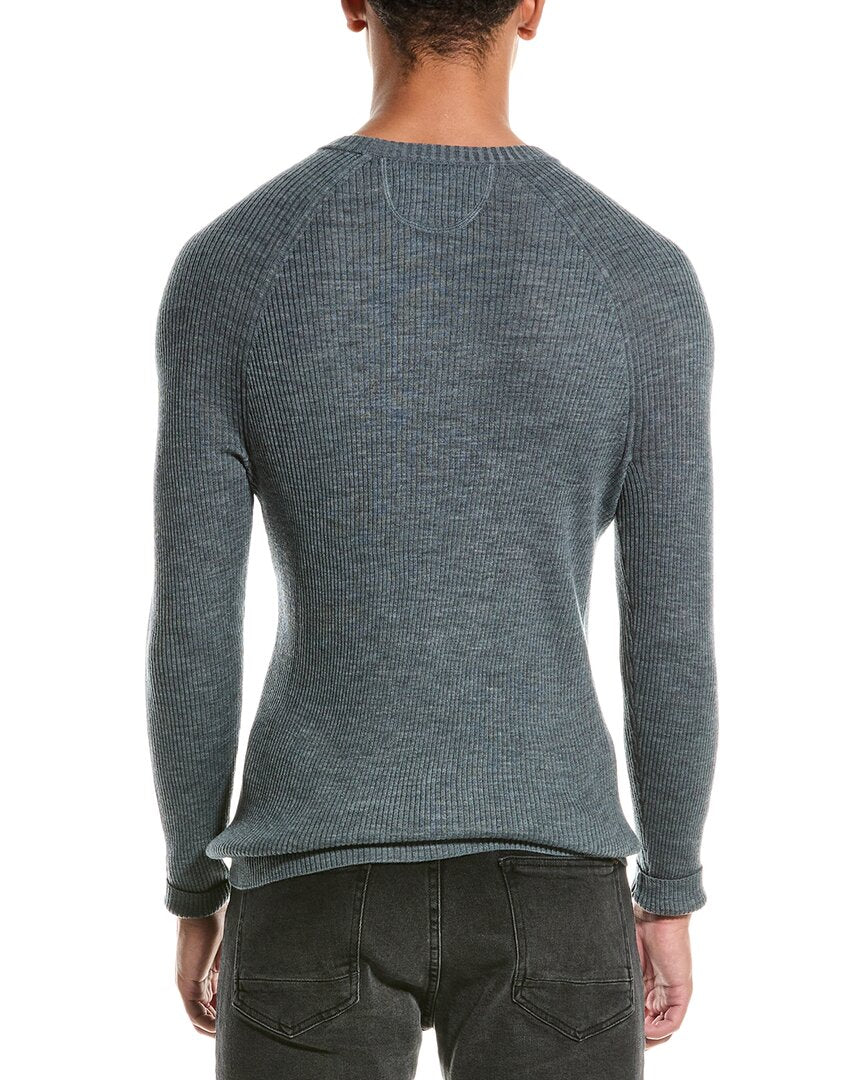 Raffi Raffi Raglan Wool-Blend Crewneck Sweater