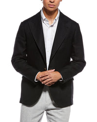 Brunello Cucinelli Brunello Cucinelli Linen & Wool-Blend Blazer
