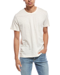 Onia Mens Slub T-Shirt, L, White