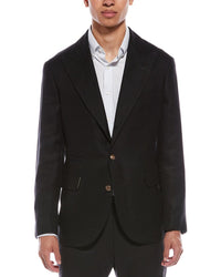 Brunello Cucinelli Brunello Cucinelli Linen & Wool-Blend Blazer