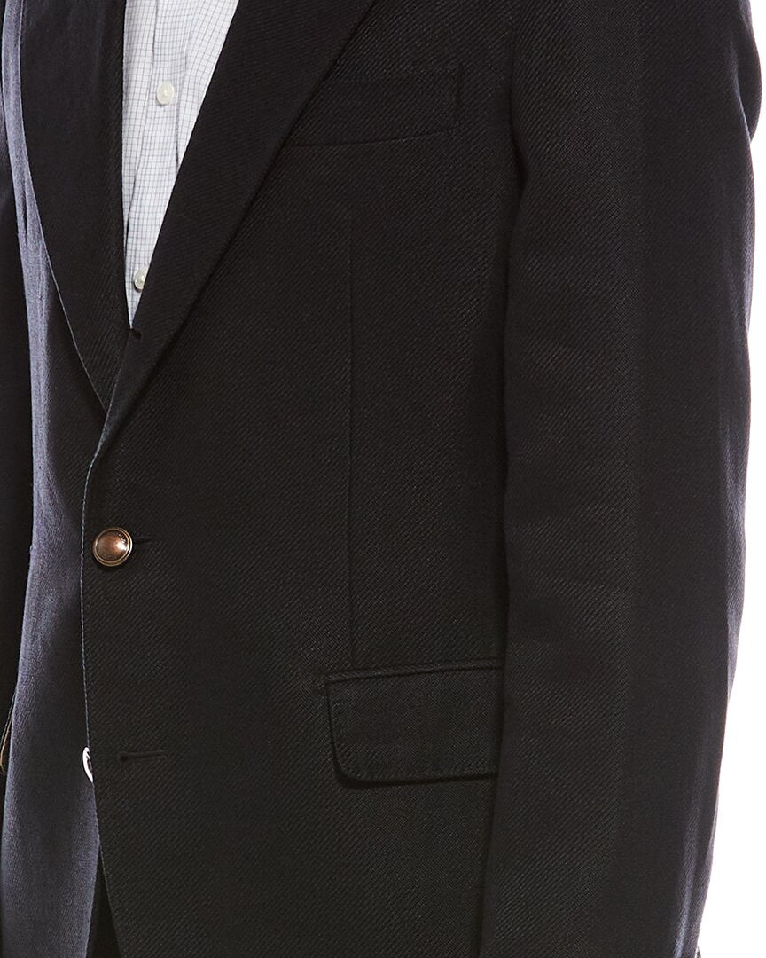 Brunello Cucinelli Brunello Cucinelli Linen & Wool-Blend Blazer