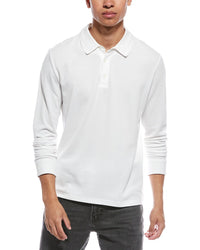 Vince Pima Polo Shirt Regular S White