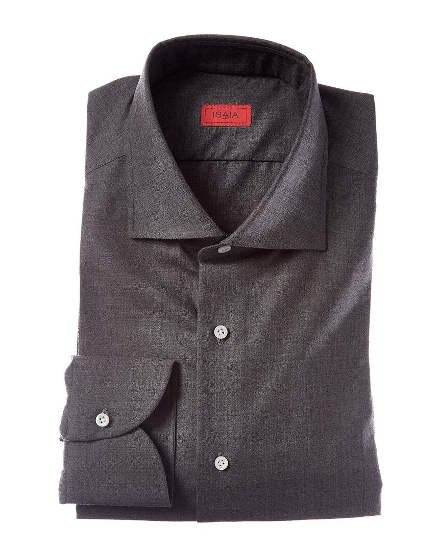 Isaia Isaia Mix Cashmere Dress Shirt