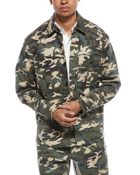 Atm Anthony Thomas Melillo Twill Cargo Shirt Green