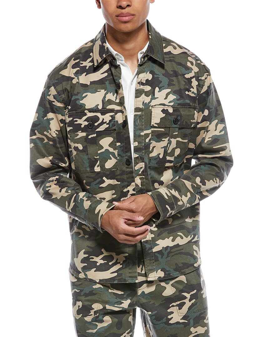 Atm Anthony Thomas Melillo Twill Cargo Shirt Green