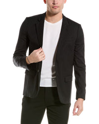 The Kooples Wool-Blend Suit Jacket Black