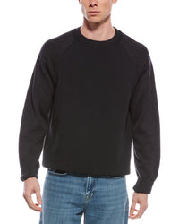Theory Scuba Wool-Blend Sweatshirt Black