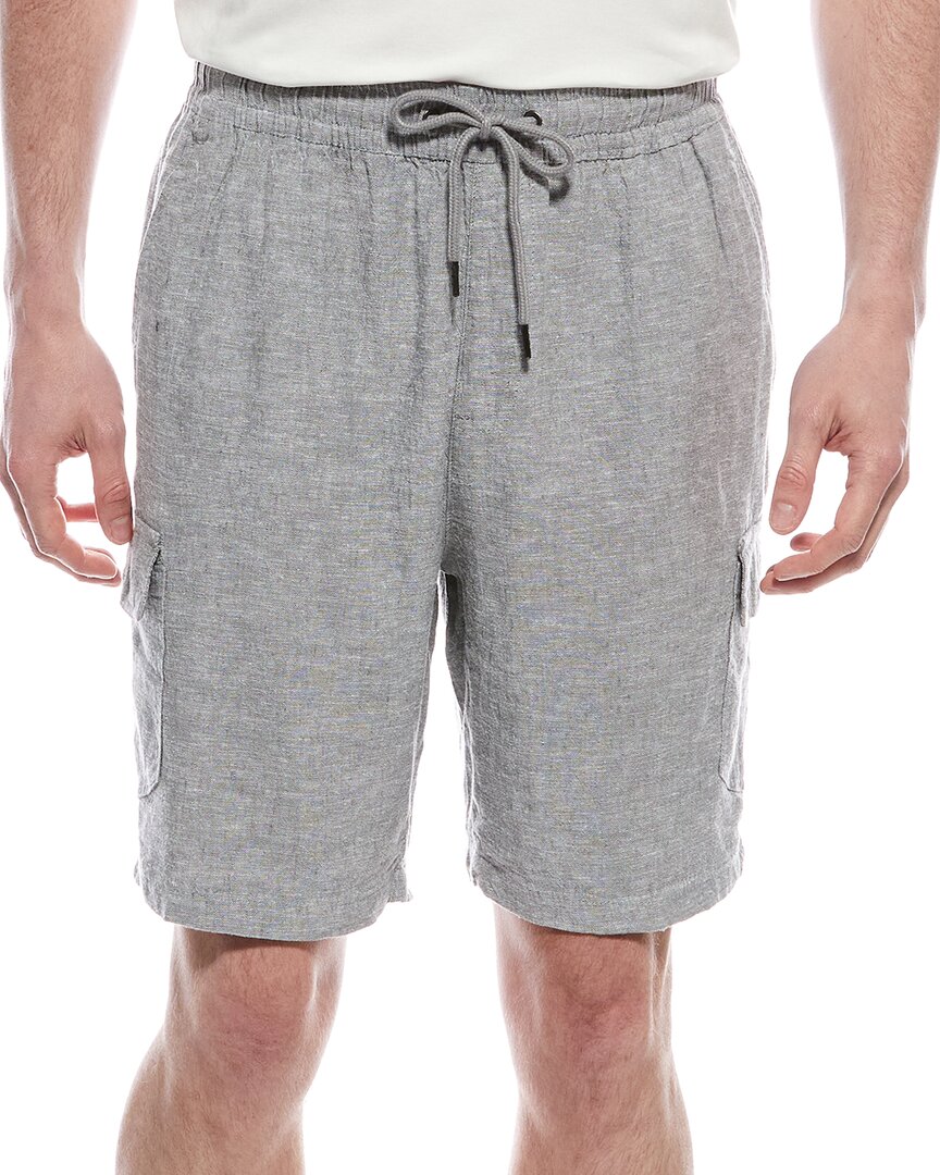 Mr.Swim Linen-Blend Short 30" Waist Gray