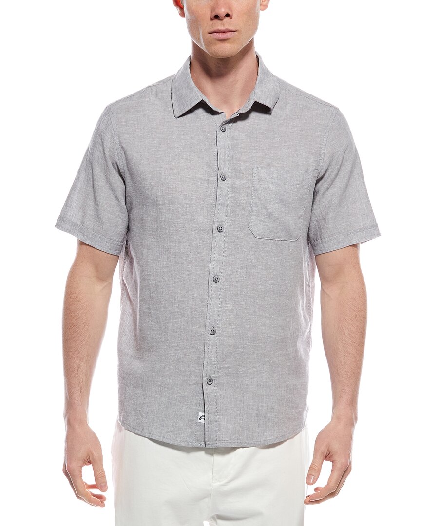 Mr.Swim Linen-Blend Shirt