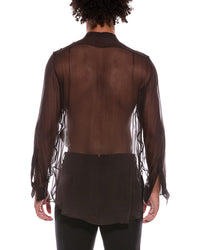 Valentino Valentino Sheer Silk Shirt