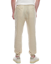 Tahari Drawstring Linen-Blend Jogger Pant