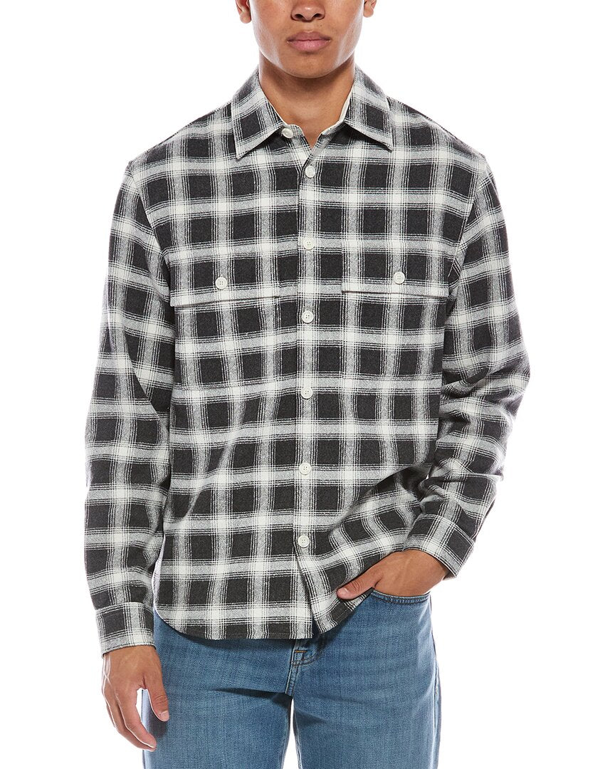 Boss Owen Shirt | Plaid/Grey | Size M