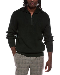 Jason Wu Jason Wu Lis Quarter Zip Mock Neck Sweater