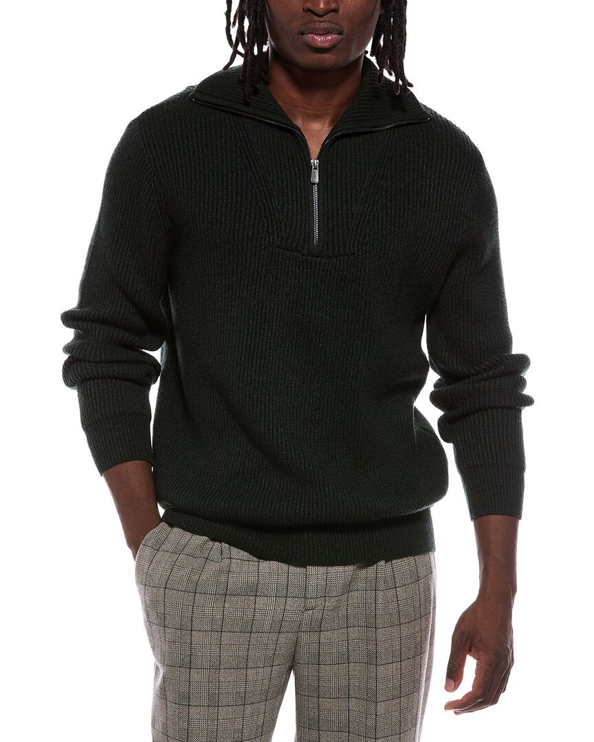 Jason Wu Jason Wu Lis Quarter Zip Mock Neck Sweater