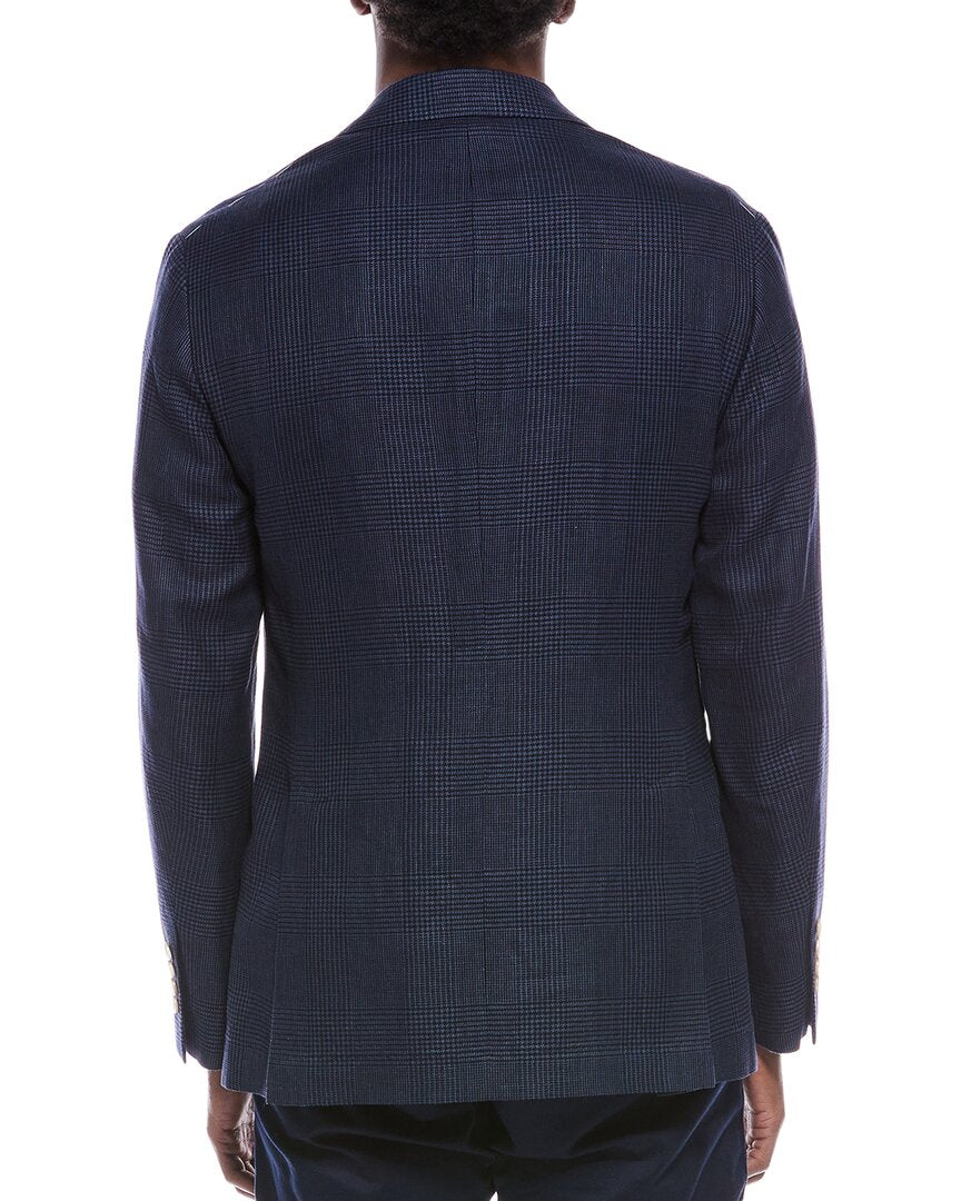 Brunello Cucinelli Linen & Wool-Blend Blazer