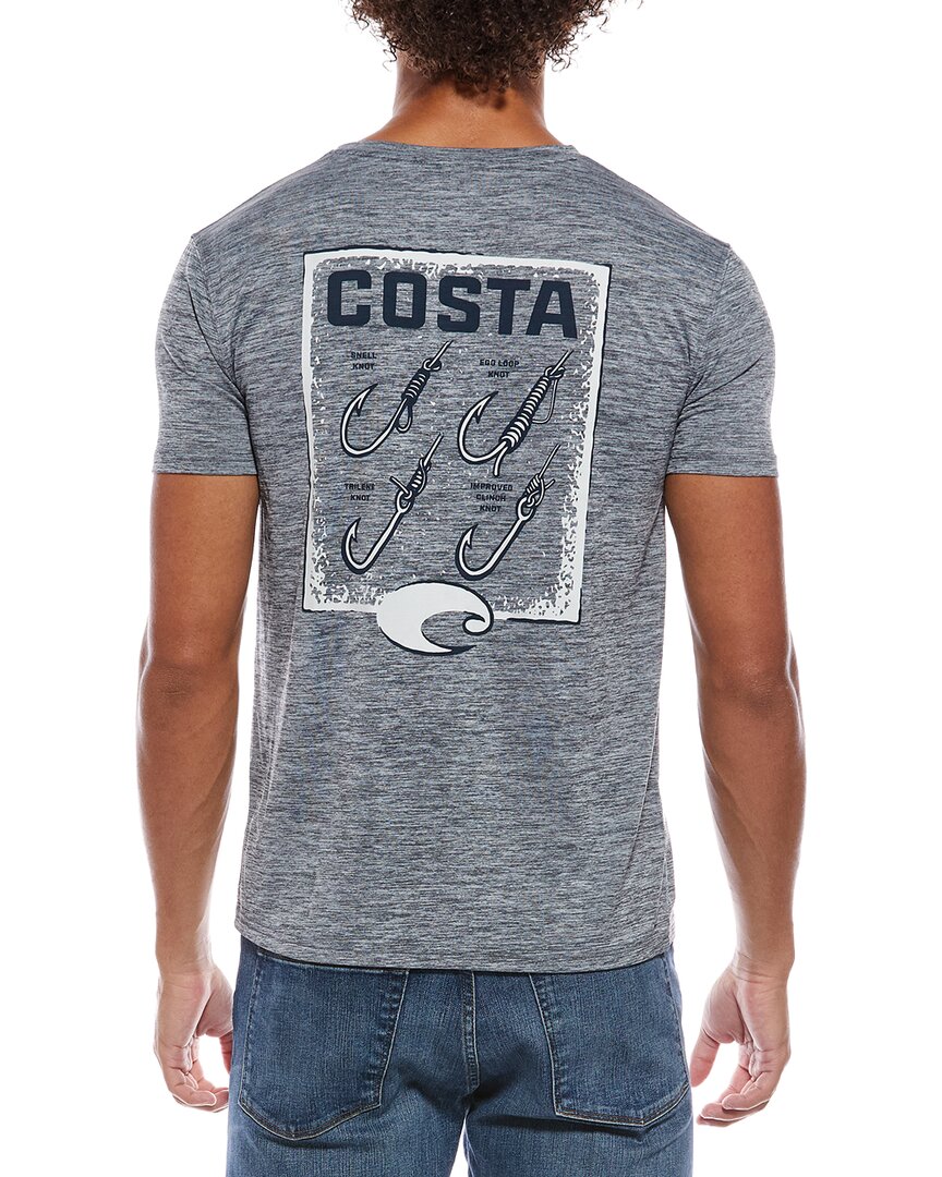 COSTA APPAREL Costa Apparel Costa Tech How To Hooks T-Shirt