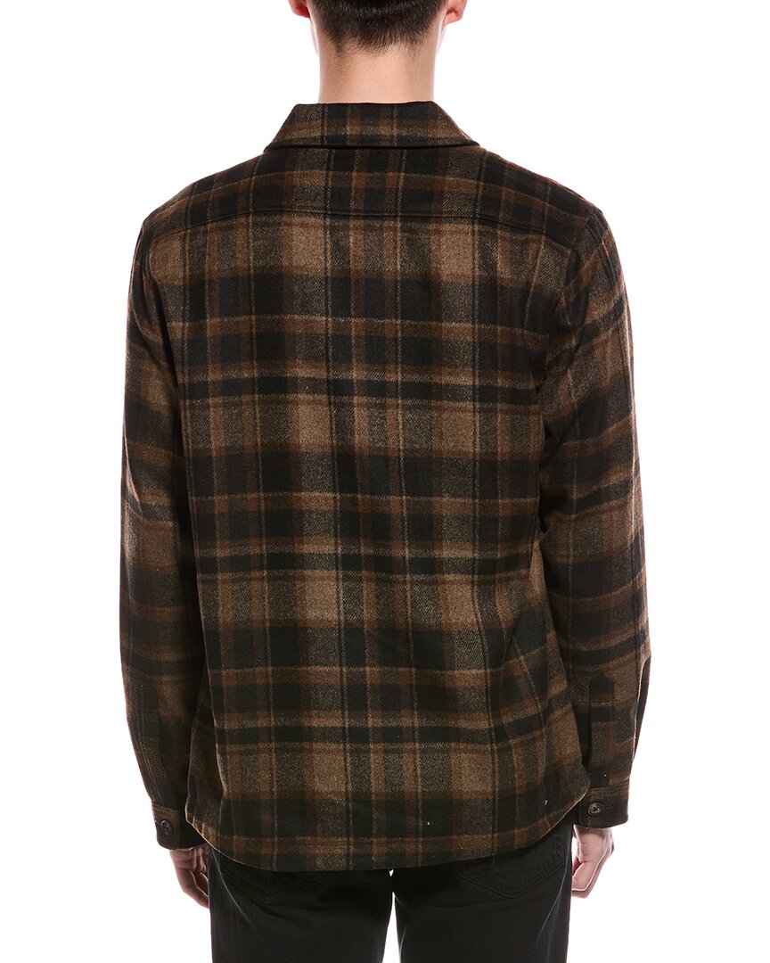 Slate & Stone Plaid Wool-Blend Shirt Jacket