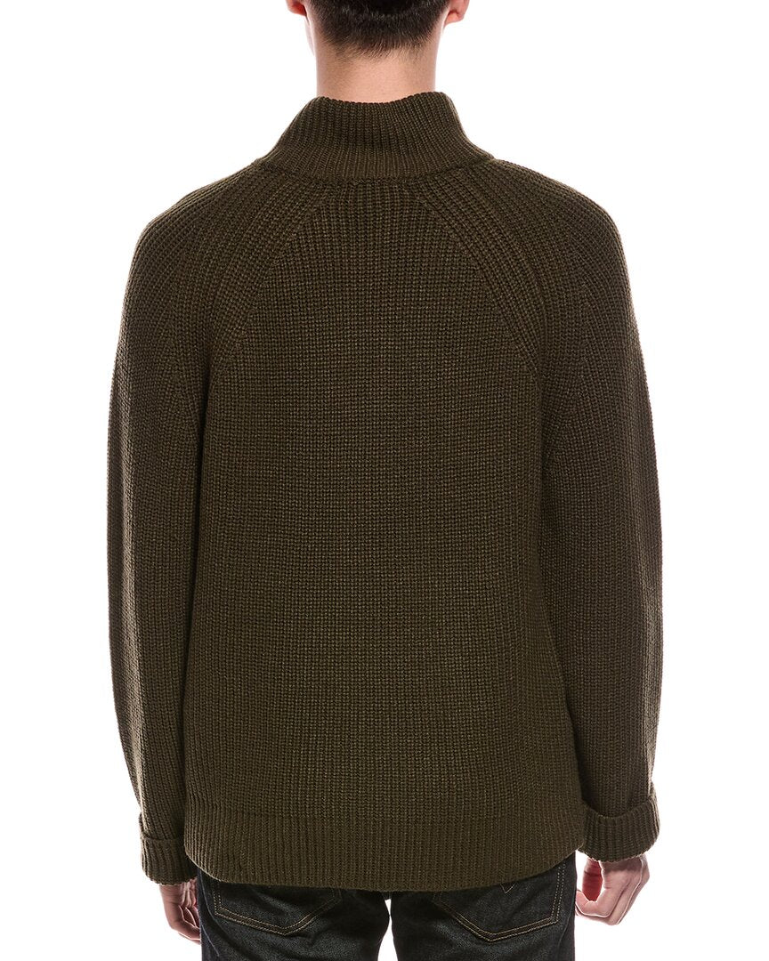 Slate & Stone Ribbed 1/4-Zip Mock Neck Sweater