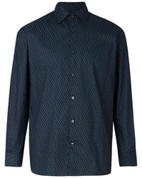 John Varvatos Soho Slim Fit Dress Shirt Regular L Blue