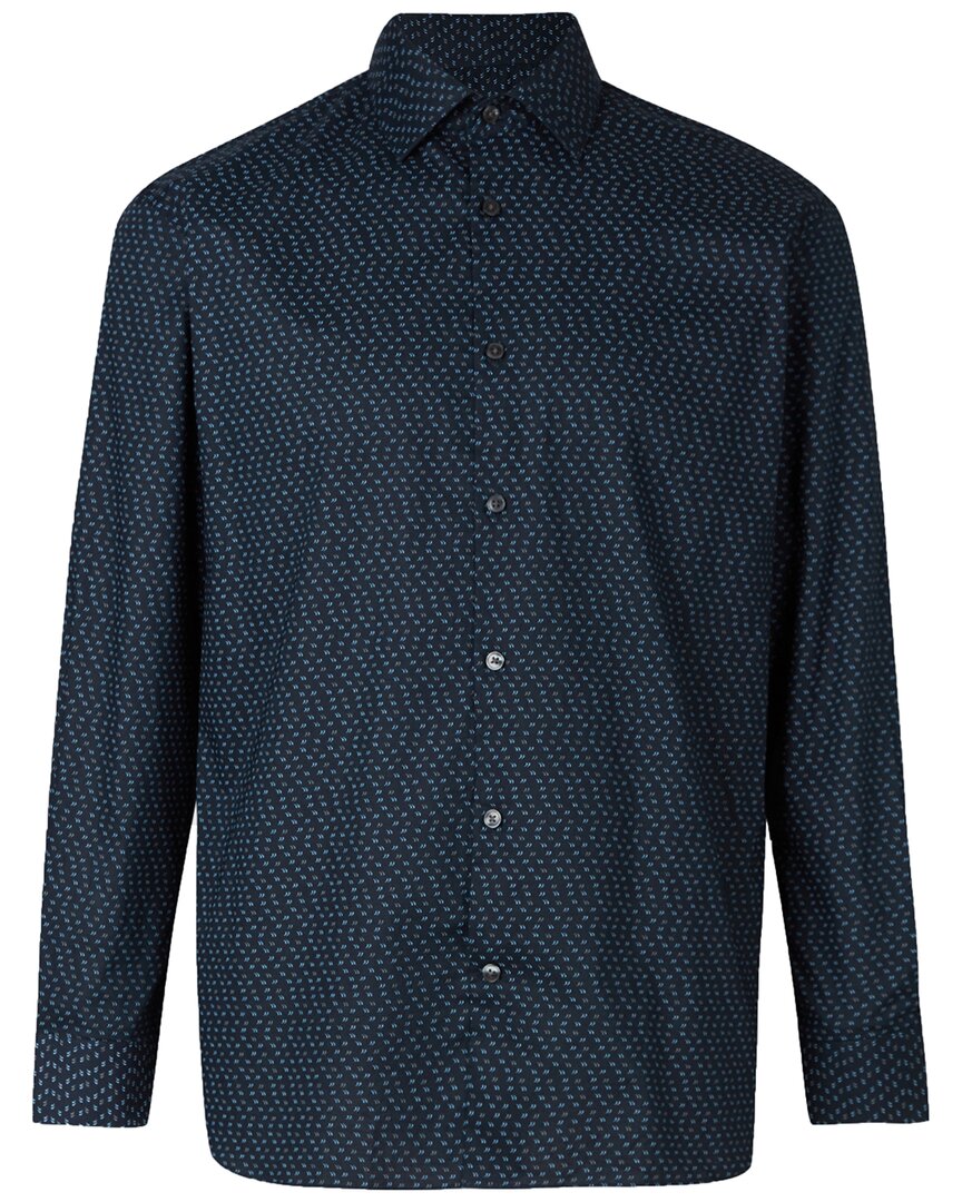 John Varvatos Soho Slim Fit Dress Shirt Regular L Blue