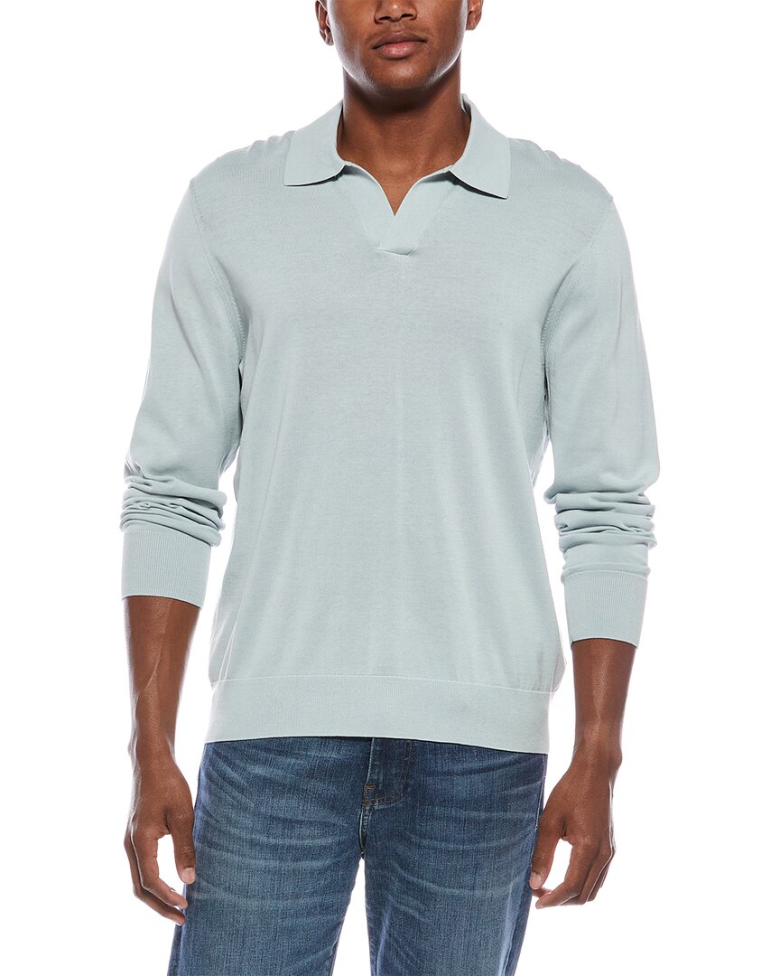 J.Mclaughlin Blue Amalfi Polo Sweater