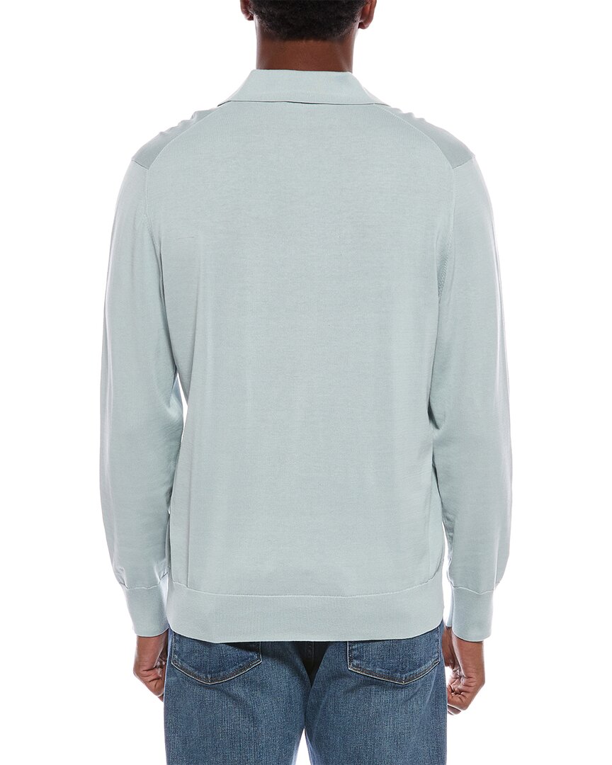 J.Mclaughlin Blue Amalfi Polo Sweater