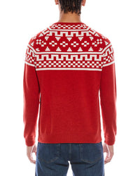 Brodie Cashmere Fairisle Wool & Cashmere-Blend Crewneck Sweater