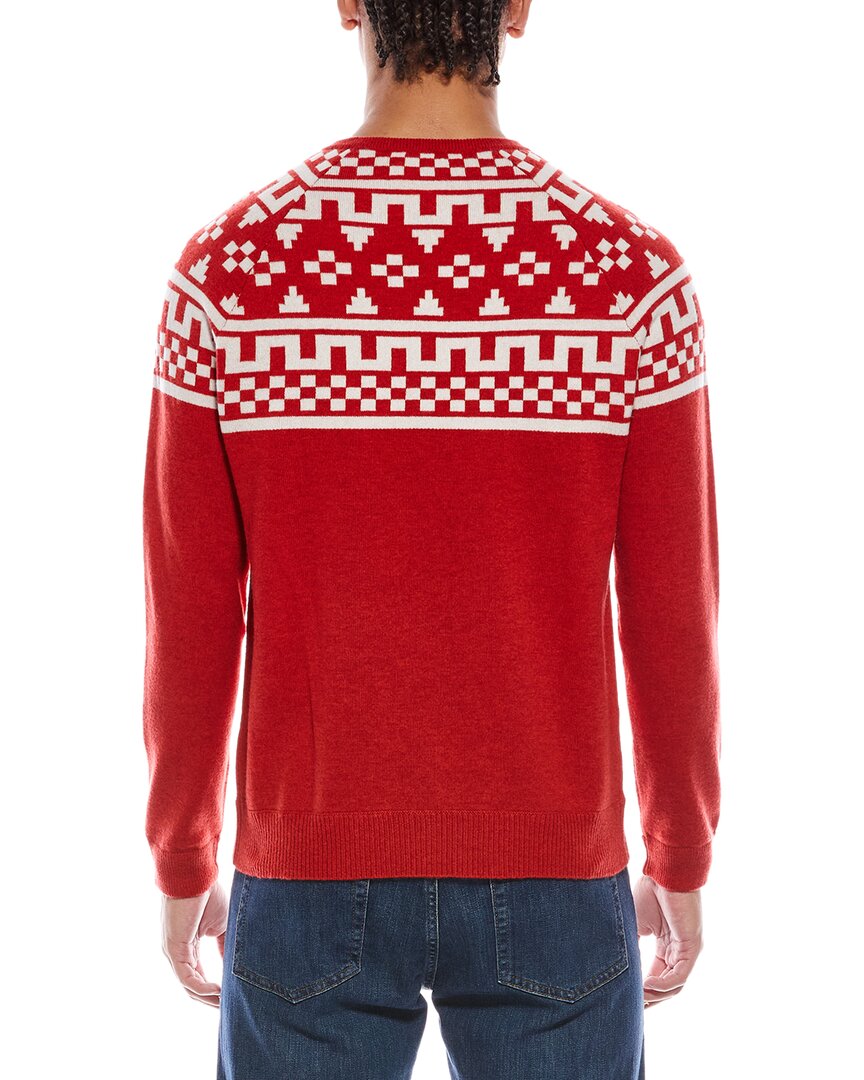 Brodie Cashmere Fairisle Wool & Cashmere-Blend Crewneck Sweater