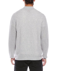 Brodie Cashmere Brodie Cashmere Moss Stitch Wool & Cashmere-Blend Bomber Jacket