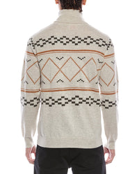 Brodie Cashmere Fairisle Wool & Cashmere-Blend Turtleneck Sweater