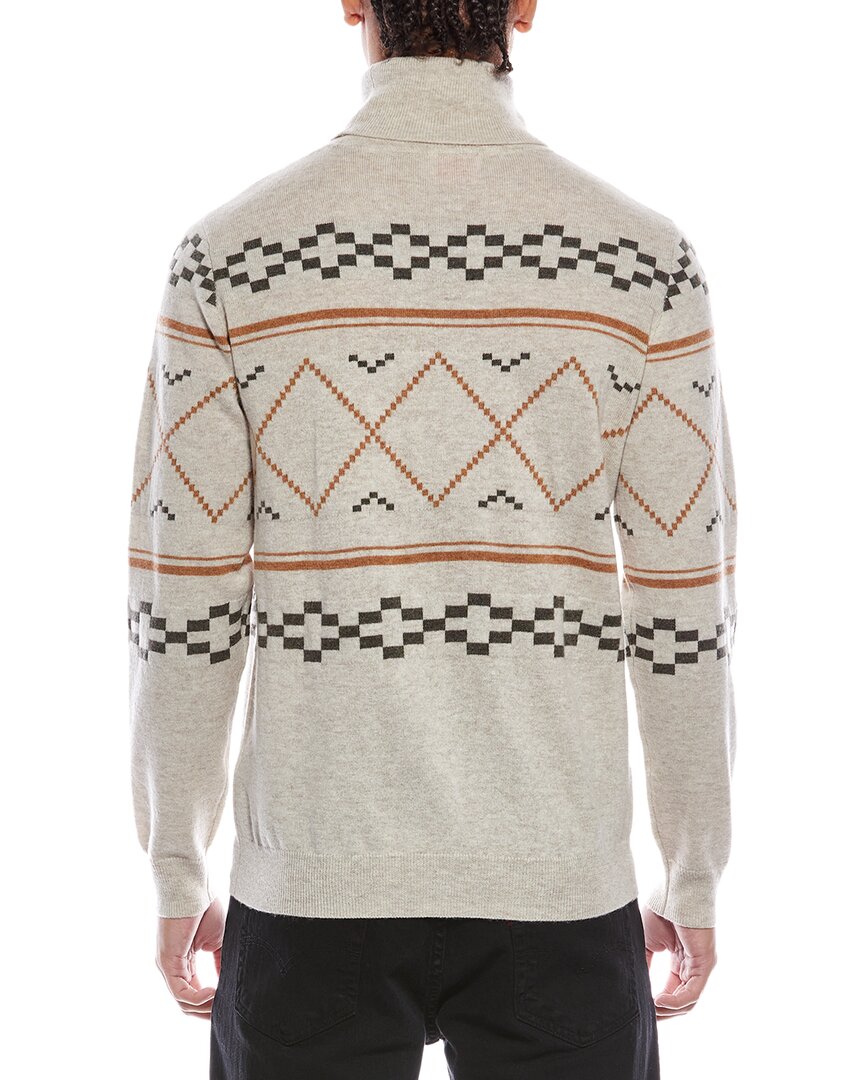 Brodie Cashmere Fairisle Wool & Cashmere-Blend Turtleneck Sweater