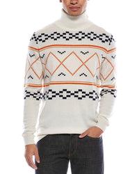 Brodie Cashmere Fairisle Wool & Cashmere-Blend Turtleneck Sweater