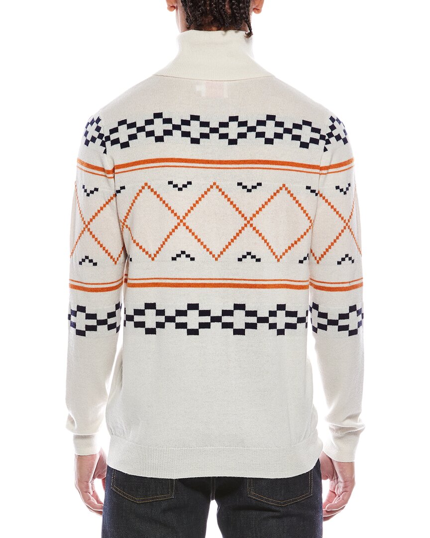 Brodie Cashmere Fairisle Wool & Cashmere-Blend Turtleneck Sweater