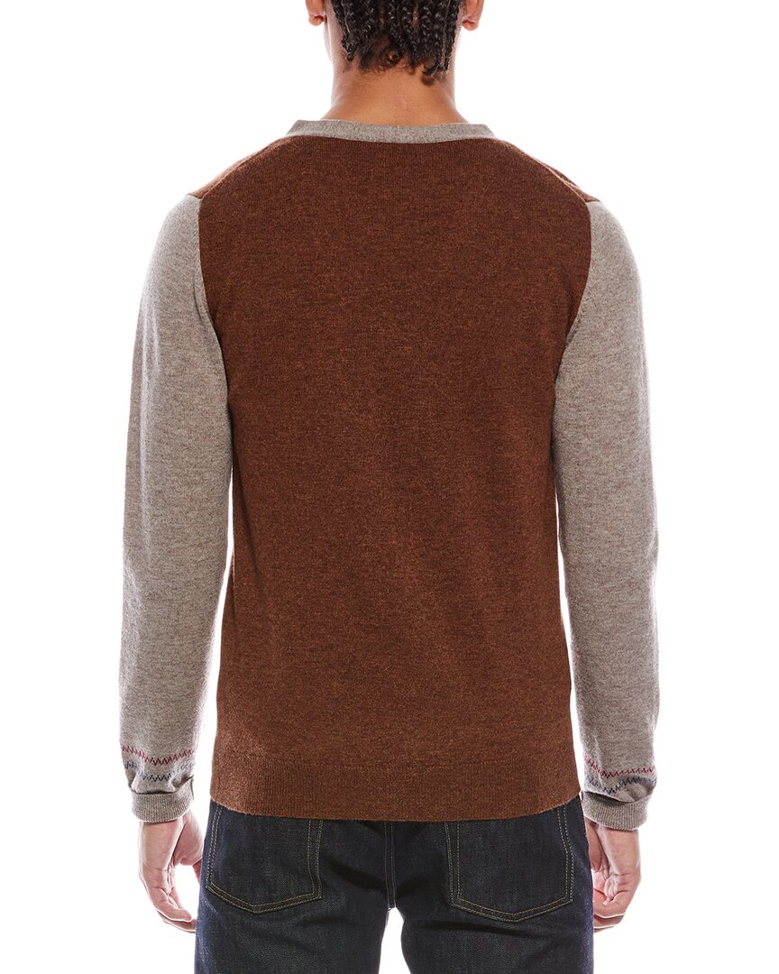 Brodie Cashmere Navajo Wool & Cashmere-Blend Cardigan
