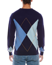 Brodie Cashmere Argyle Wool & Cashmere-Blend Cardigan