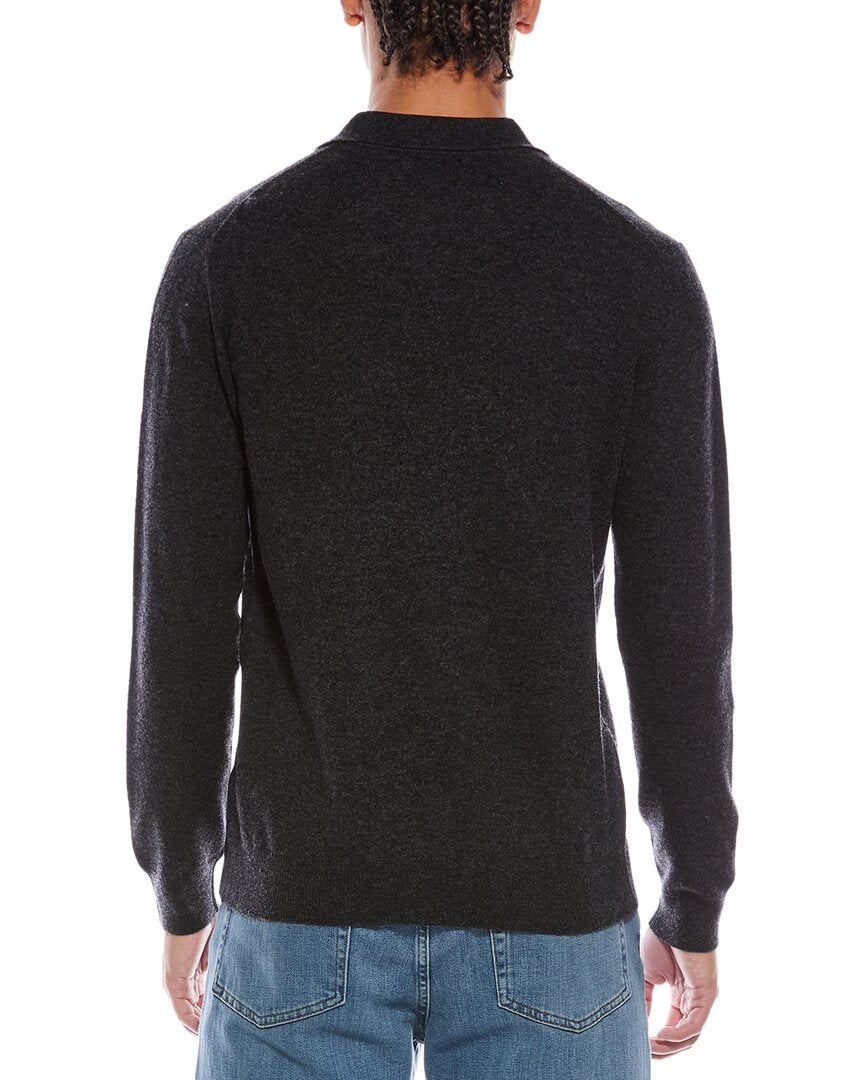 Brodie Cashmere Brodie Cashmere Wool & Cashmere-Blend Trophy Neck Sweater