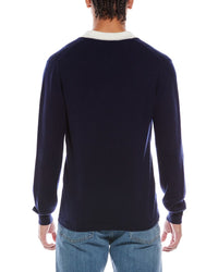 Brodie Cashmere Solid Wool & Cashmere-Blend Rugby Shirt