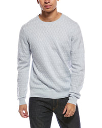 Brodie Cashmere Wavey Stitch Wool & Cashmere-Blend Crewneck Sweater