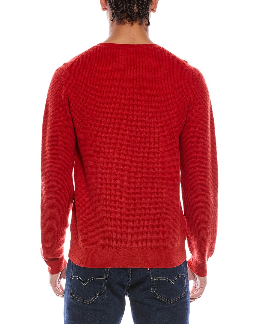 Brodie Cashmere Moss Stitch Wool & Cashmere-Blend Crewneck Sweater