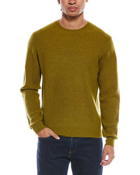 Brodie Cashmere Moss Stitch Wool & Cashmere-Blend Crewneck Sweater