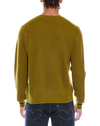 Brodie Cashmere Moss Stitch Wool & Cashmere-Blend Crewneck Sweater